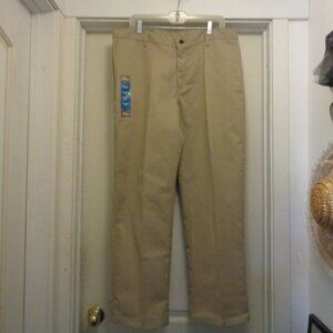 DICKIES NEW W TAGS FLAT FRONT WORK PANTS RELAXED FIT 36 BY 30